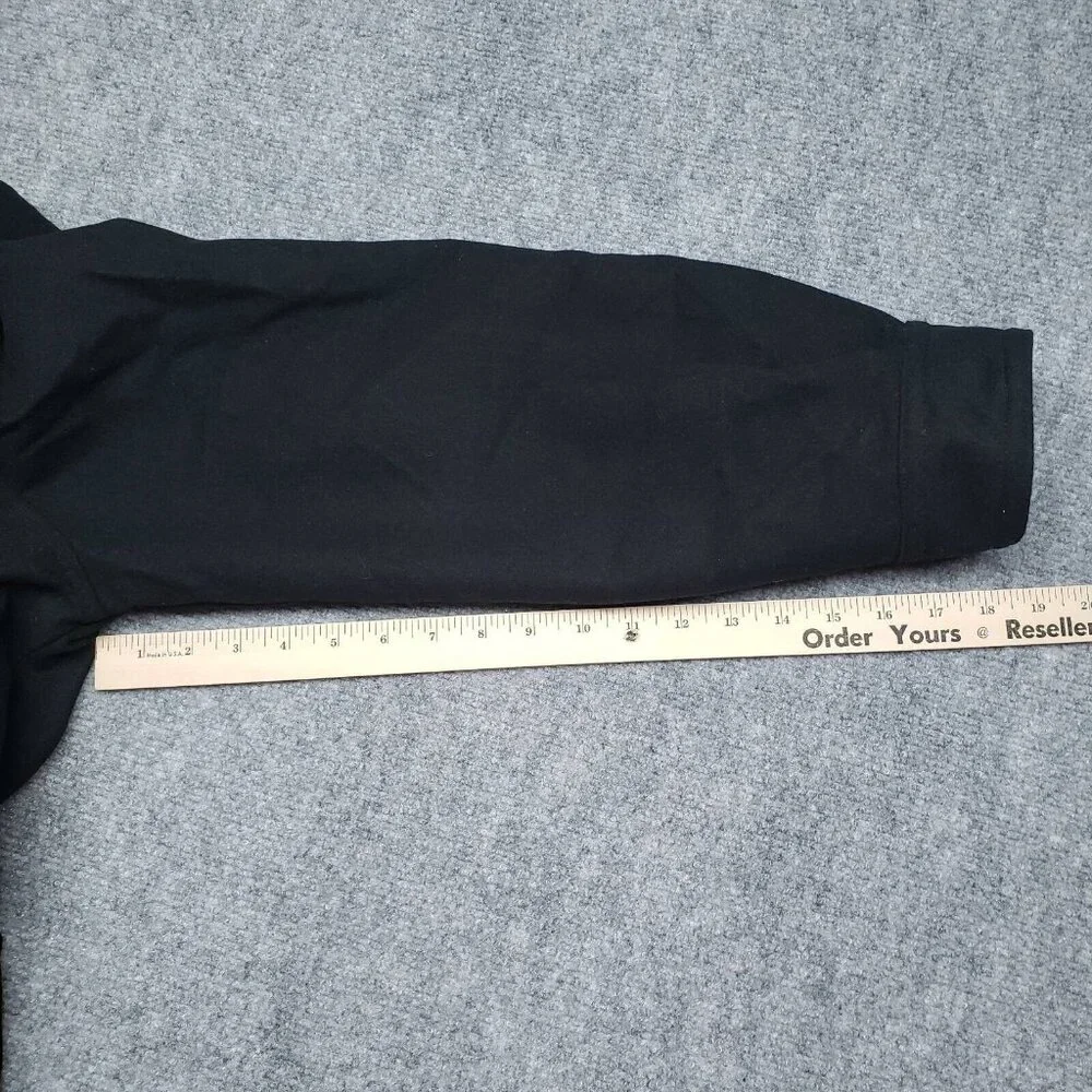 Chaps Jacket Coat Mens 44 Reg Black Waist Length 4 Pocket Full Zip Lined New